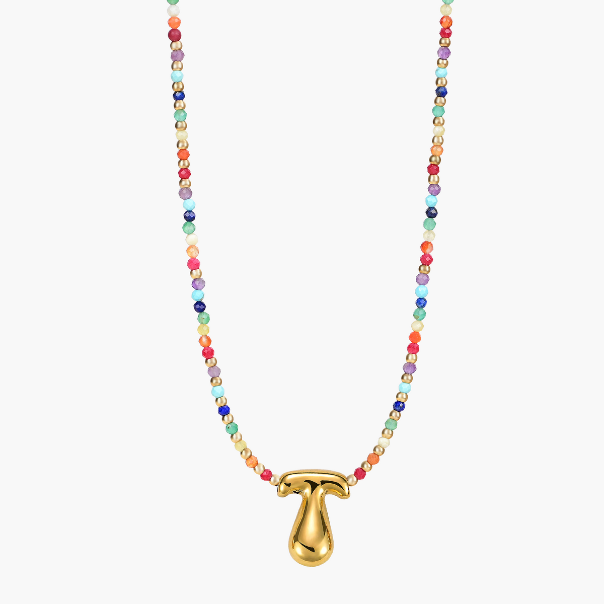 Collana Iniziale Rainbow Bubble
