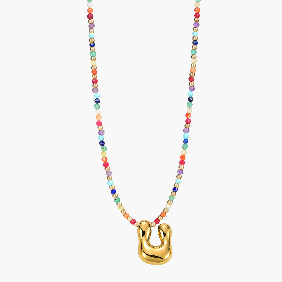 Collana Iniziale Rainbow Bubble