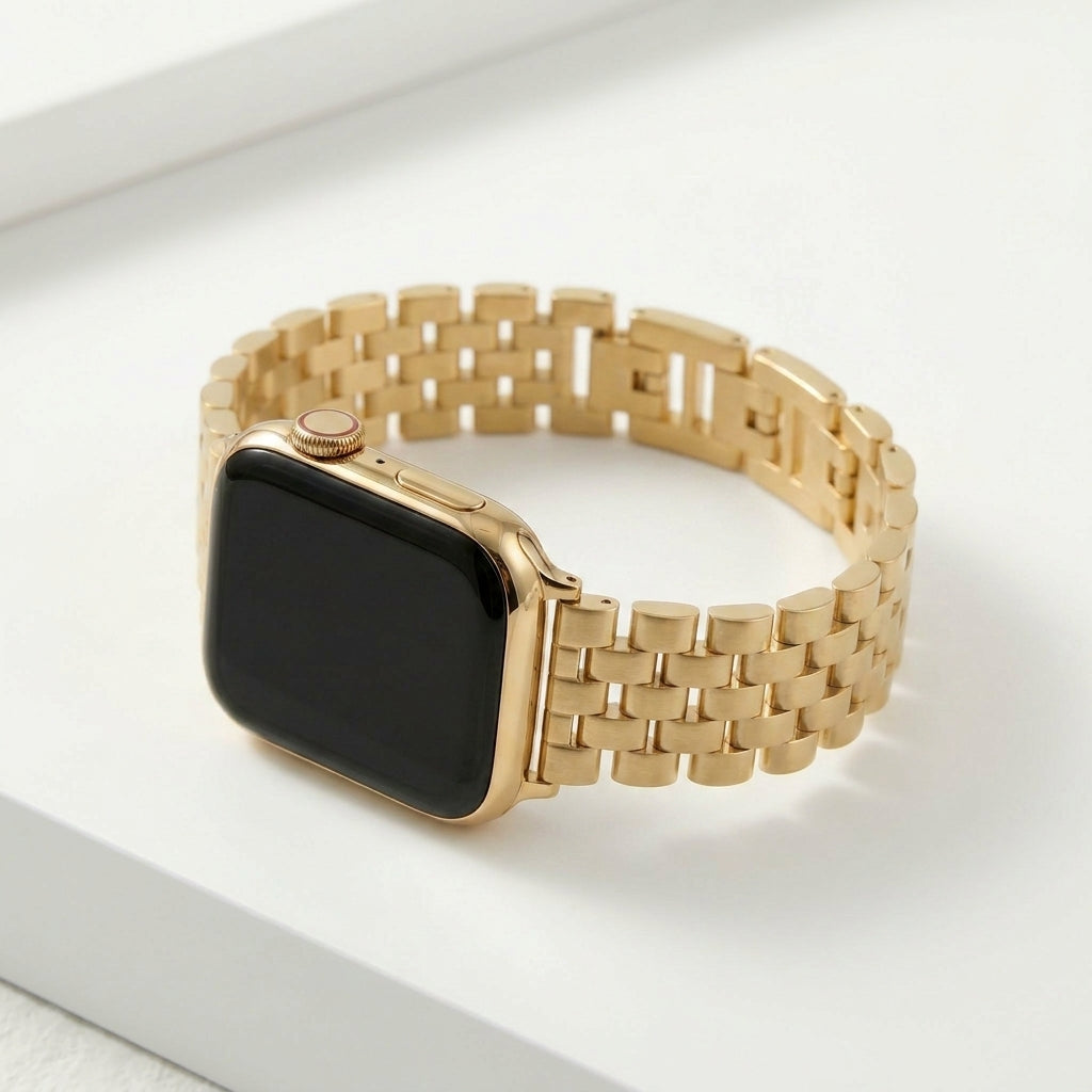Cinturino di lusso Golden Chic per Apple Watch