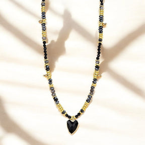 Collana con ciondolo di amore in agata