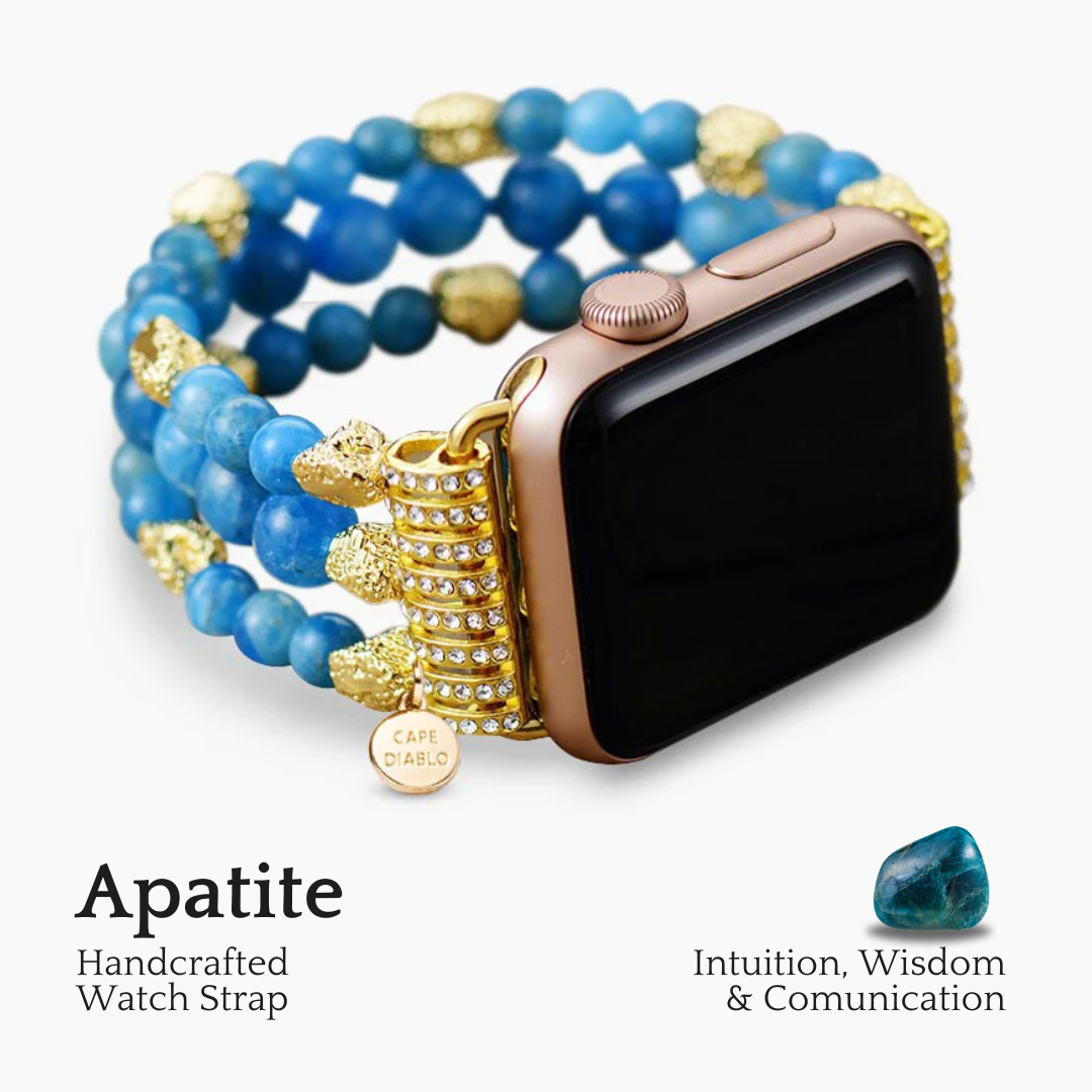 Cinturino Apple Watch elasticizzato in apatite Gleam