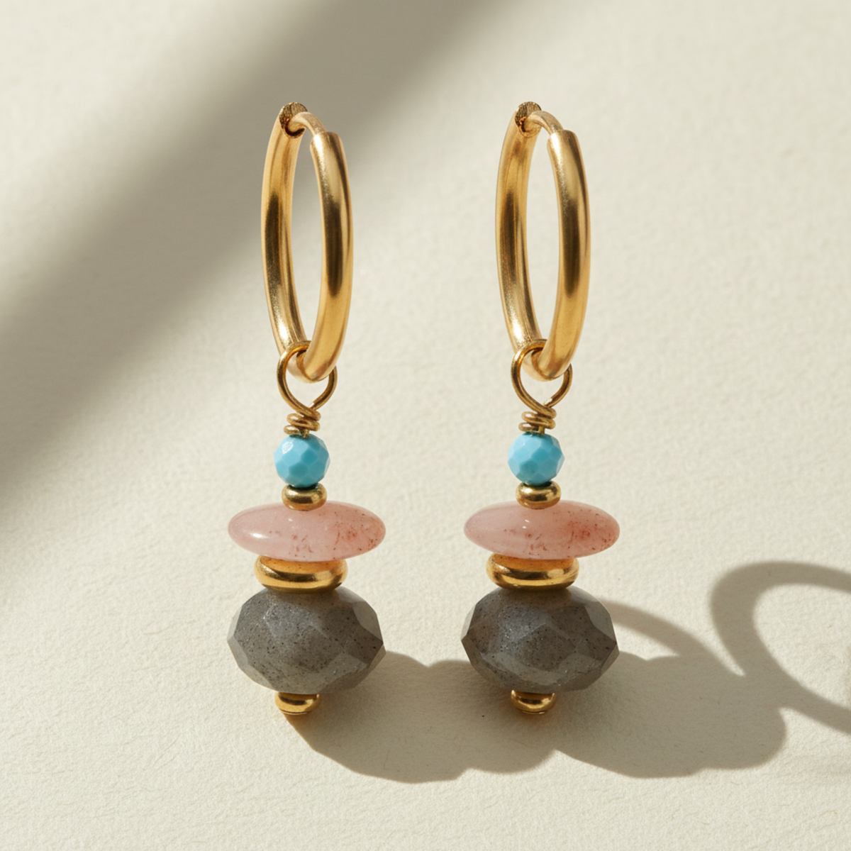 Orecchini Aurora Labradorite