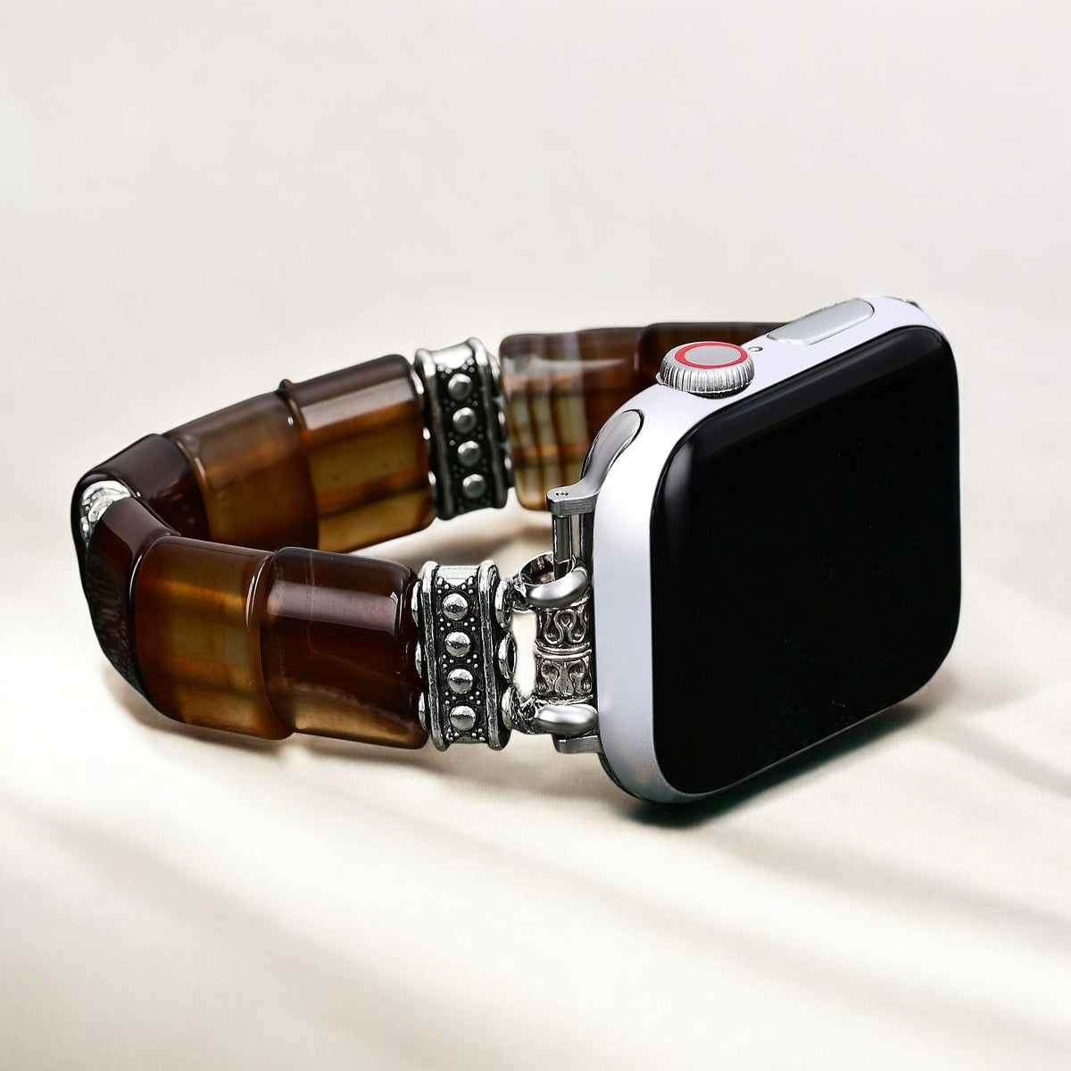 Cinturino Elasticizzato Apple Watch in Agata Duna Eterea