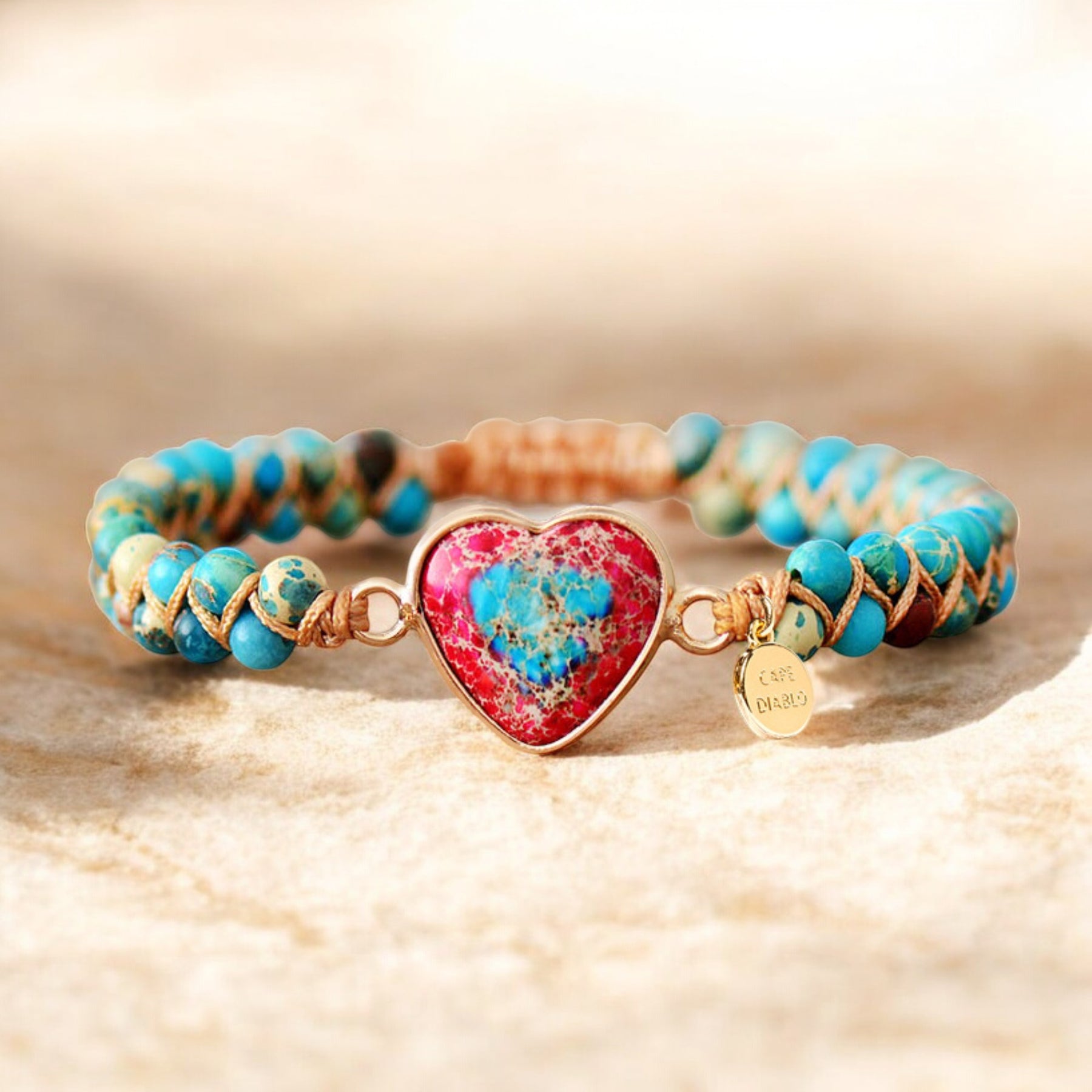 Bracciale dell'amicizia cuore passione