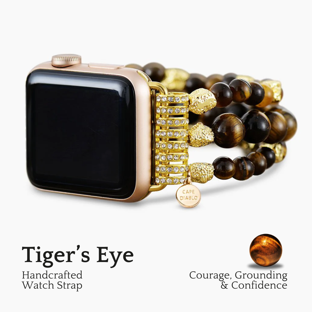 Cinturino Apple Watch elasticizzato con occhio di tigre