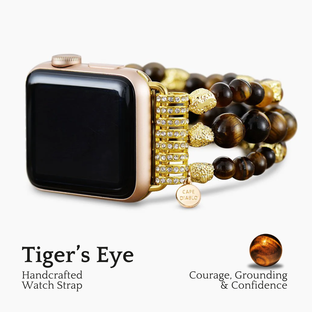 Cinturino Apple Watch elasticizzato Tiger Eye Gleam