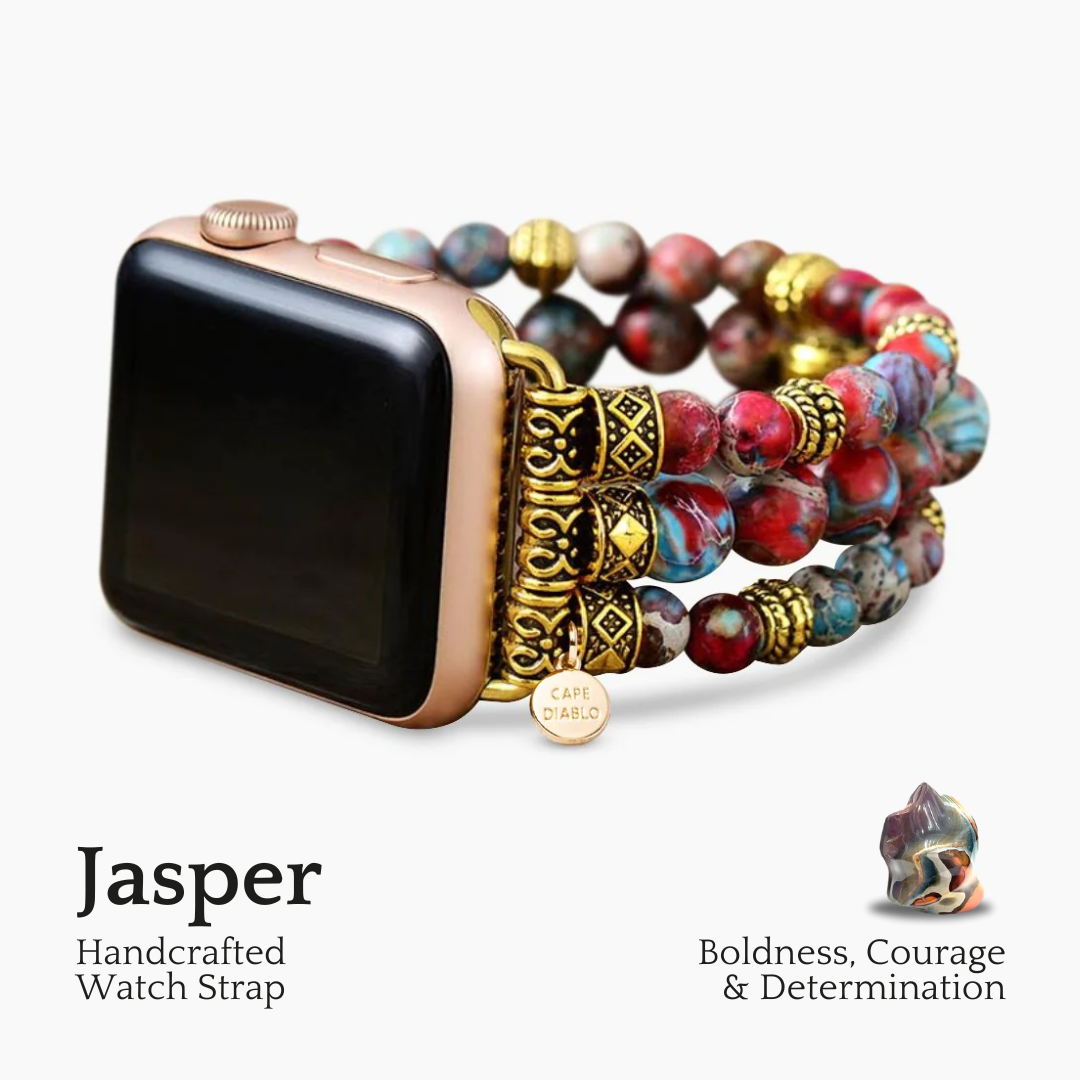 Cinturino Elasticizzato Crimson Jasper per Apple Watch
