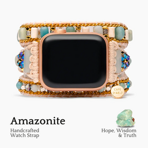Cinturino per Apple Watch lucido in Amazonite