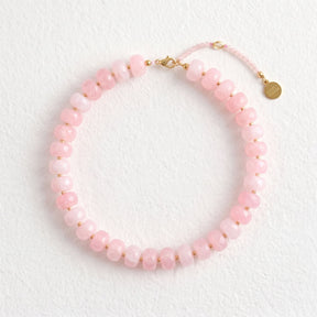 Collana chunky Dream Rose Quartz con blush