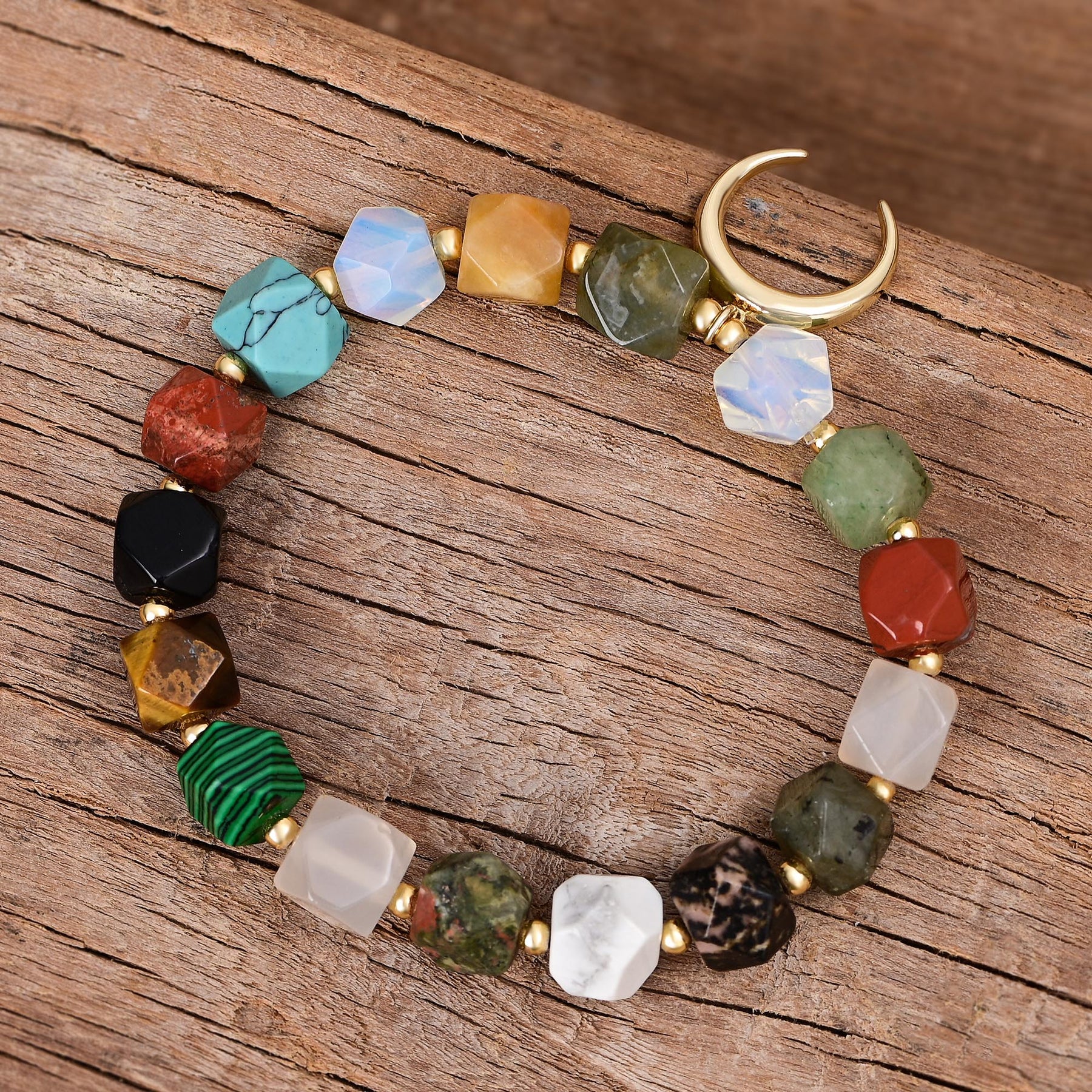 Bracciale Amuleto d'Amore in Pietra di Luna