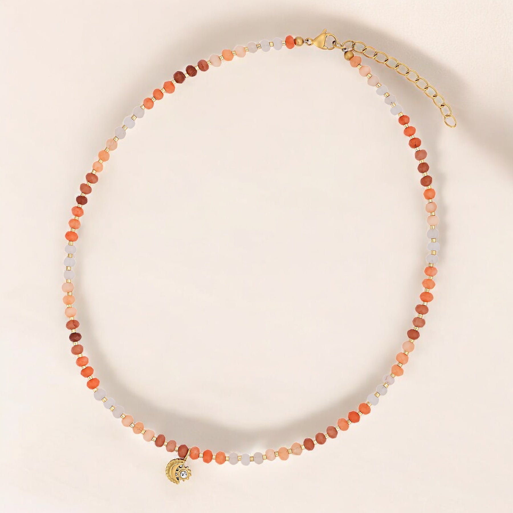 Collana di Giada Luce del Tramonto