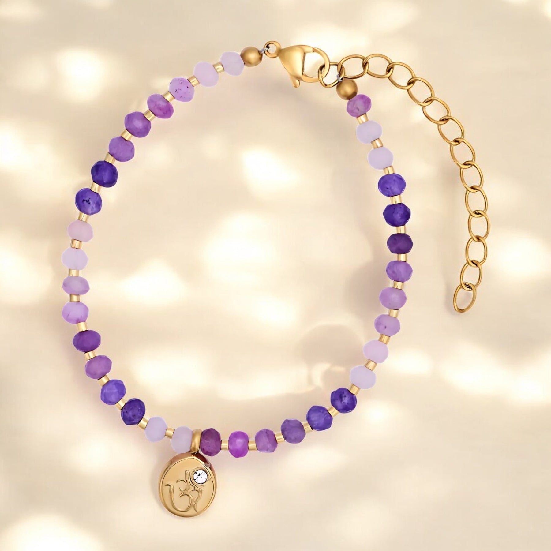 Bracciale in Giada Bliss Lavanda