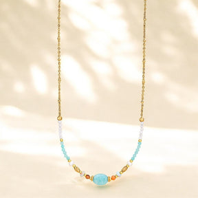Collana Ocean Breeze in Amazonite