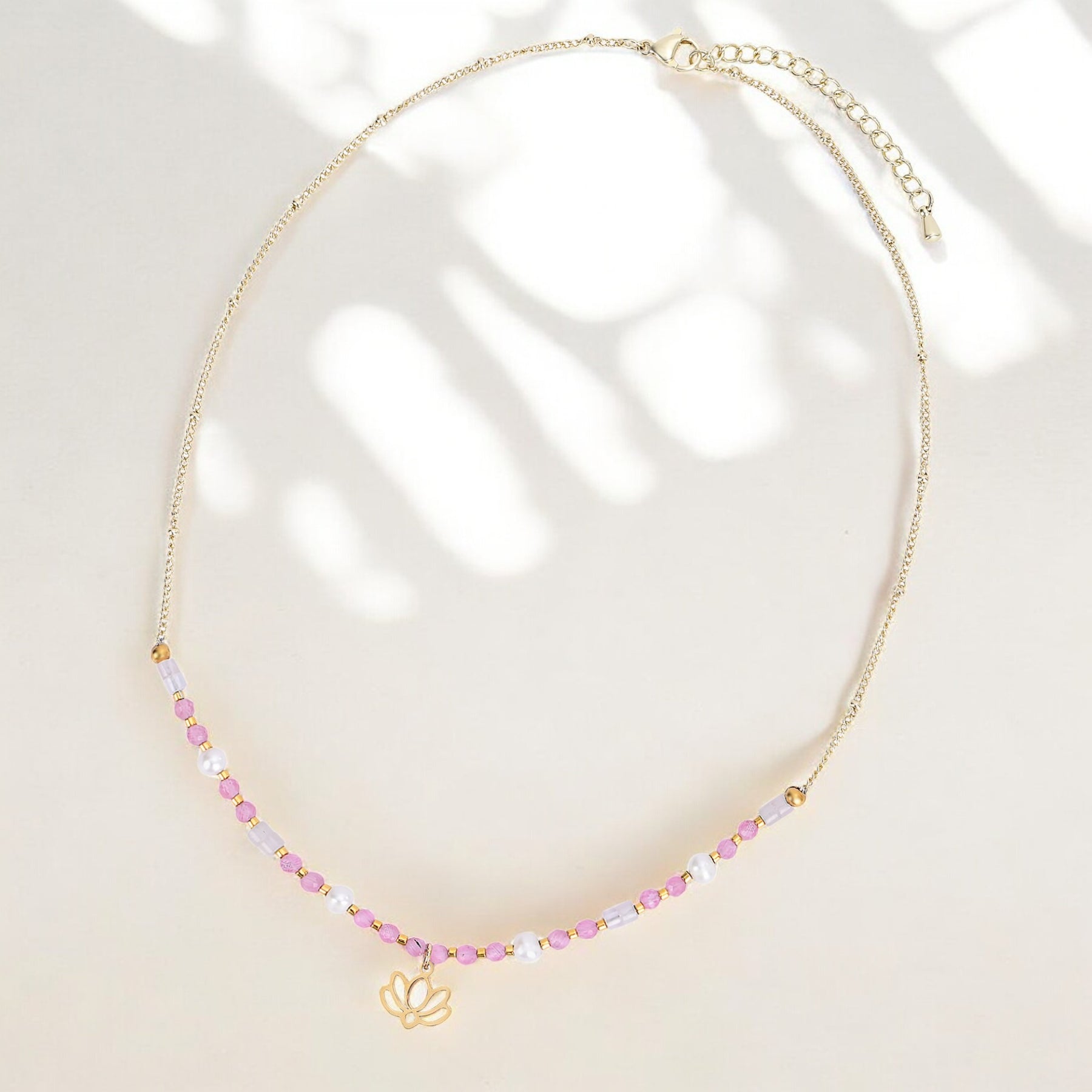 Collana Blush Lotus Serenity
