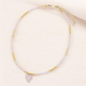 Collana con ciondolo a forma di rosa e amore