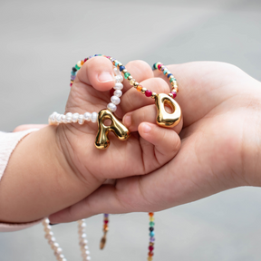 Collana Iniziale Pearl Bubble