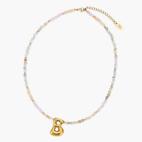 Collana Iniziale a Bolle Pastello