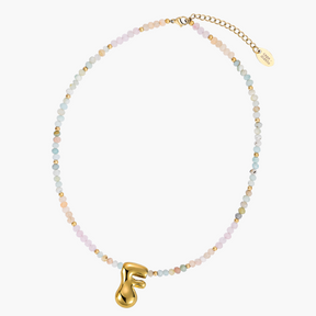 Collana Iniziale a Bolle Pastello
