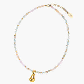 Collana Iniziale a Bolle Pastello