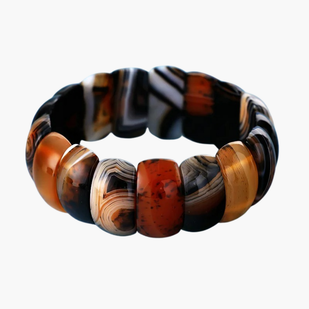 Bracciale Grosso in Onice Guaritore