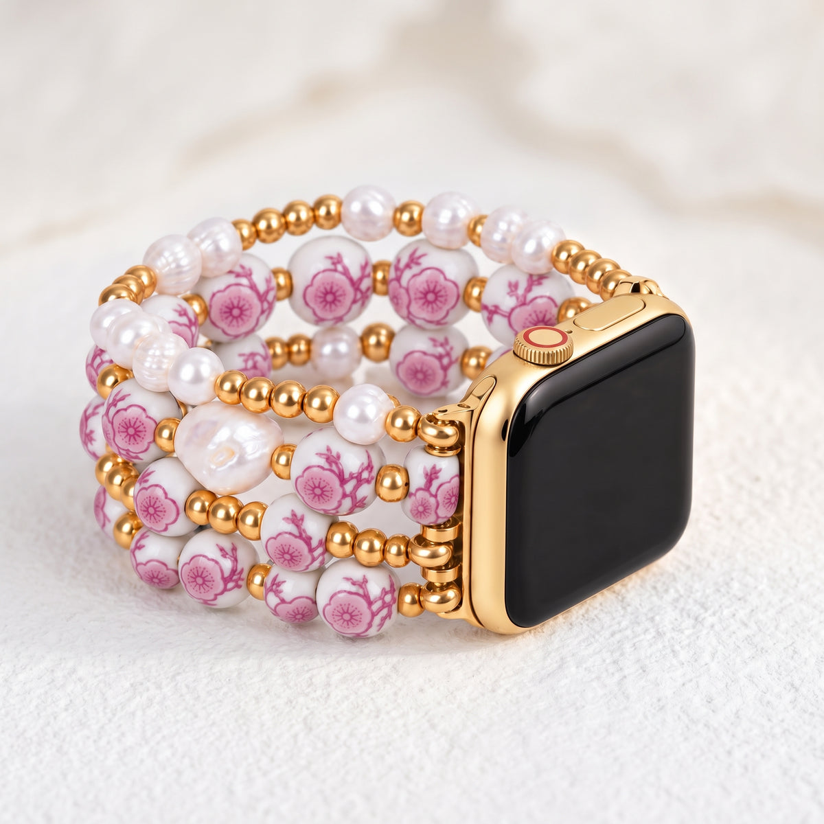 Cinturino Apple Watch Porcelain Garden Cherry Blossom