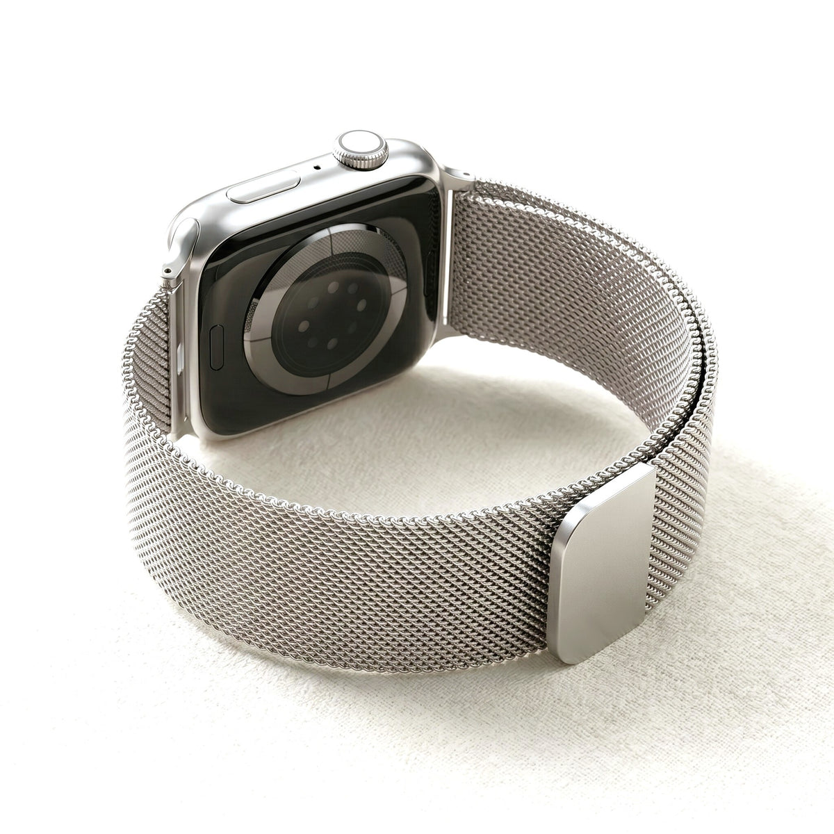 Cinturino di lusso in acciaio platino per Apple Watch