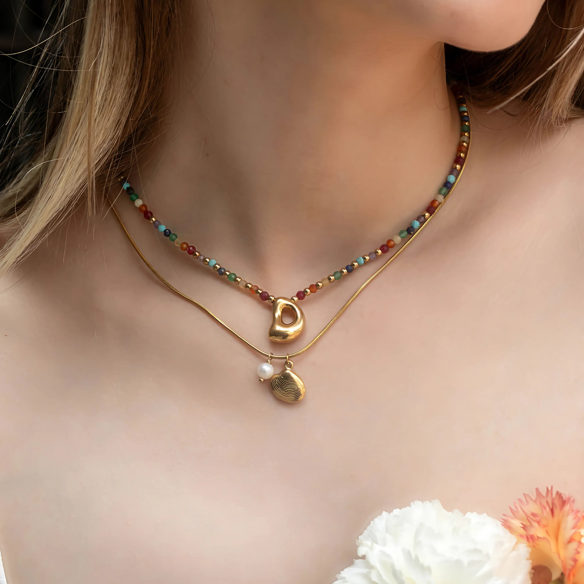 Collana di Armonia in Ematite Intensa