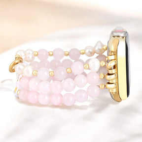 Cinturino elasticizzato Boss Mom in quarzo rosa per Apple Watch
