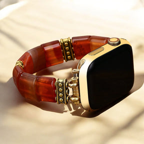 Cinturino elastico Serene Flame Agate per Apple Watch