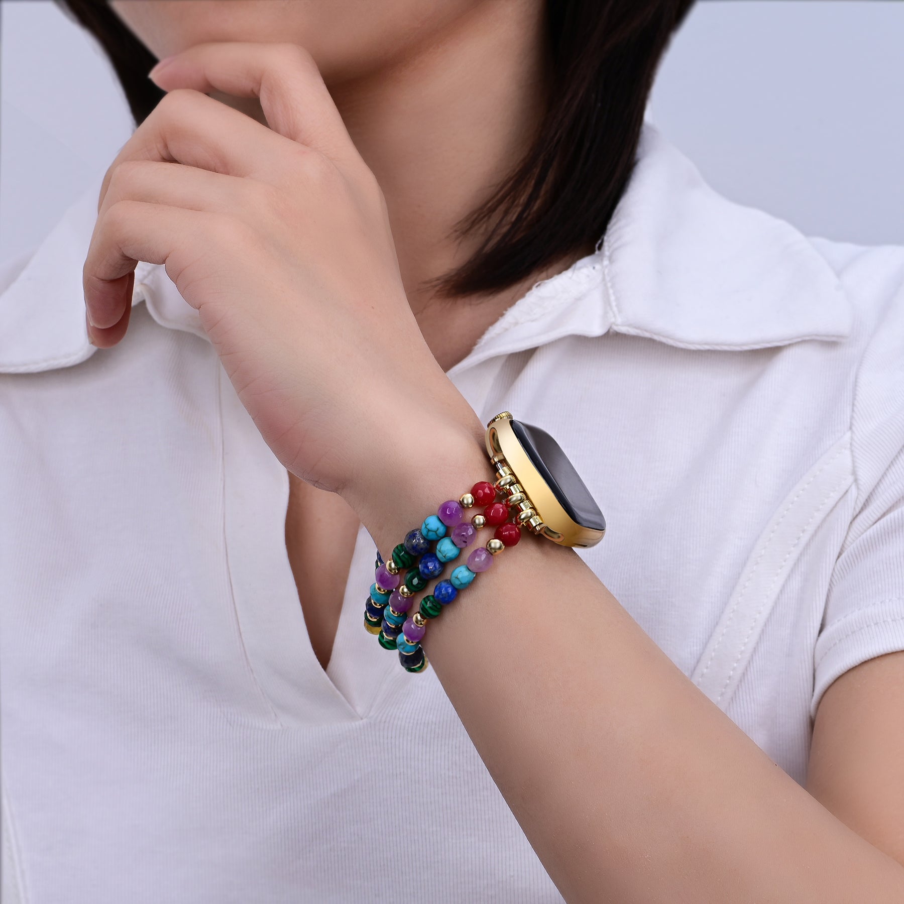 Cinturino Mystic Pop Stone Stretch Apple Watch