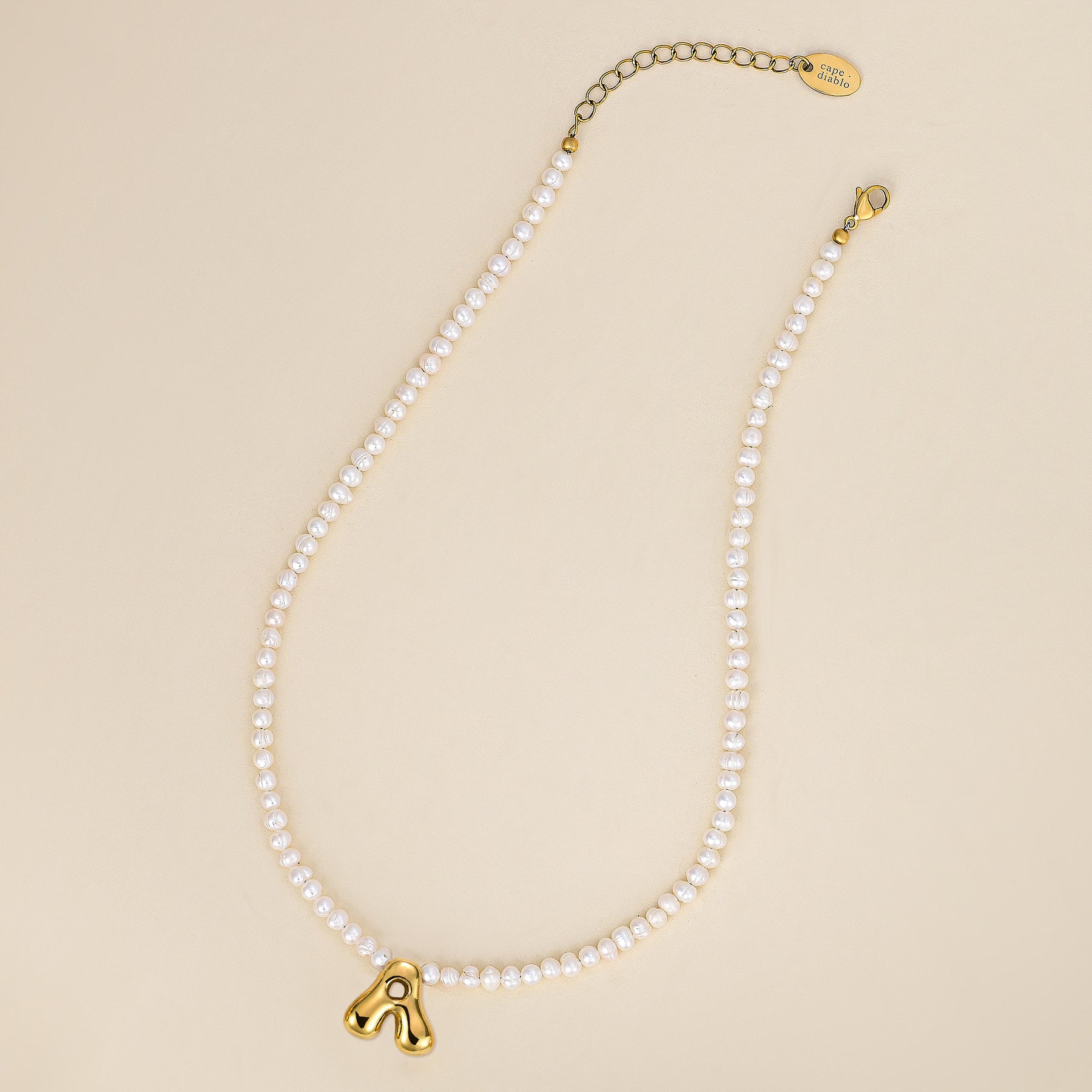 Collana Iniziale Pearl Bubble