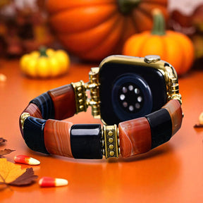 Cinturino Haunted Stripes Halloween per Apple Watch