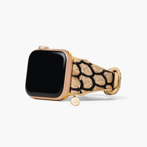 Cinturino per Apple Watch in pelle con squame di mezzanotte