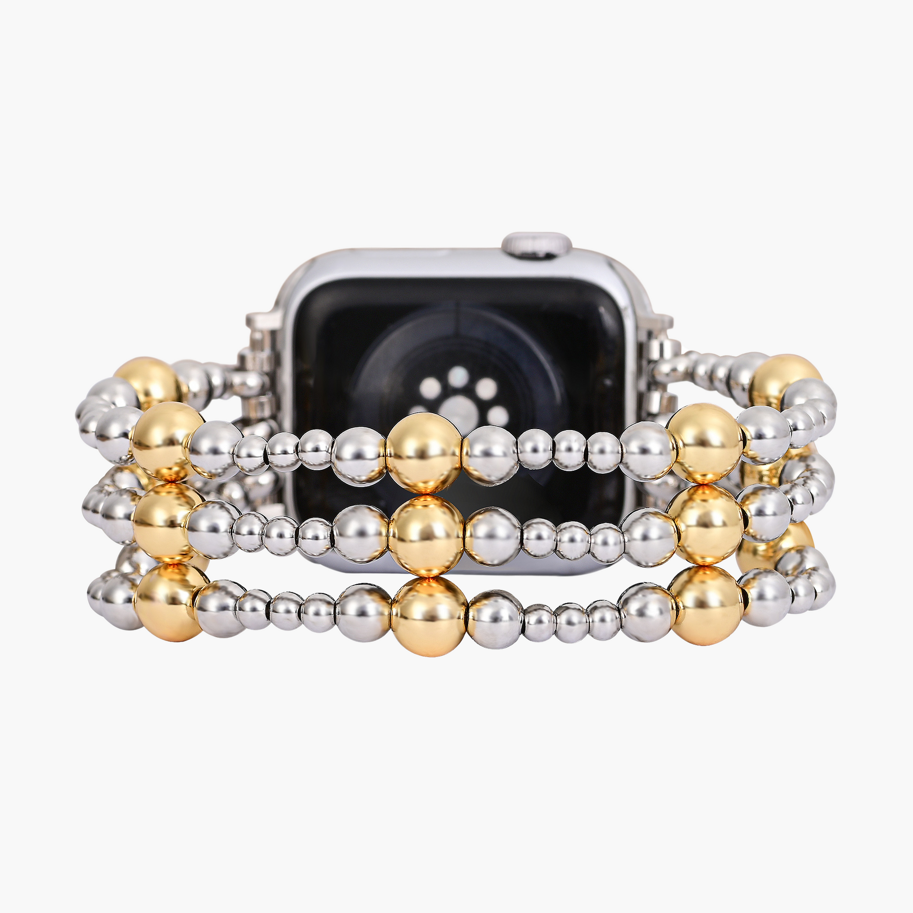 Cinturino Apple Watch Elasticizzato Silver Ember