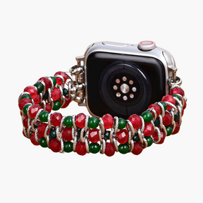 Cinturino elasticizzato Christmas Charm per Apple Watch