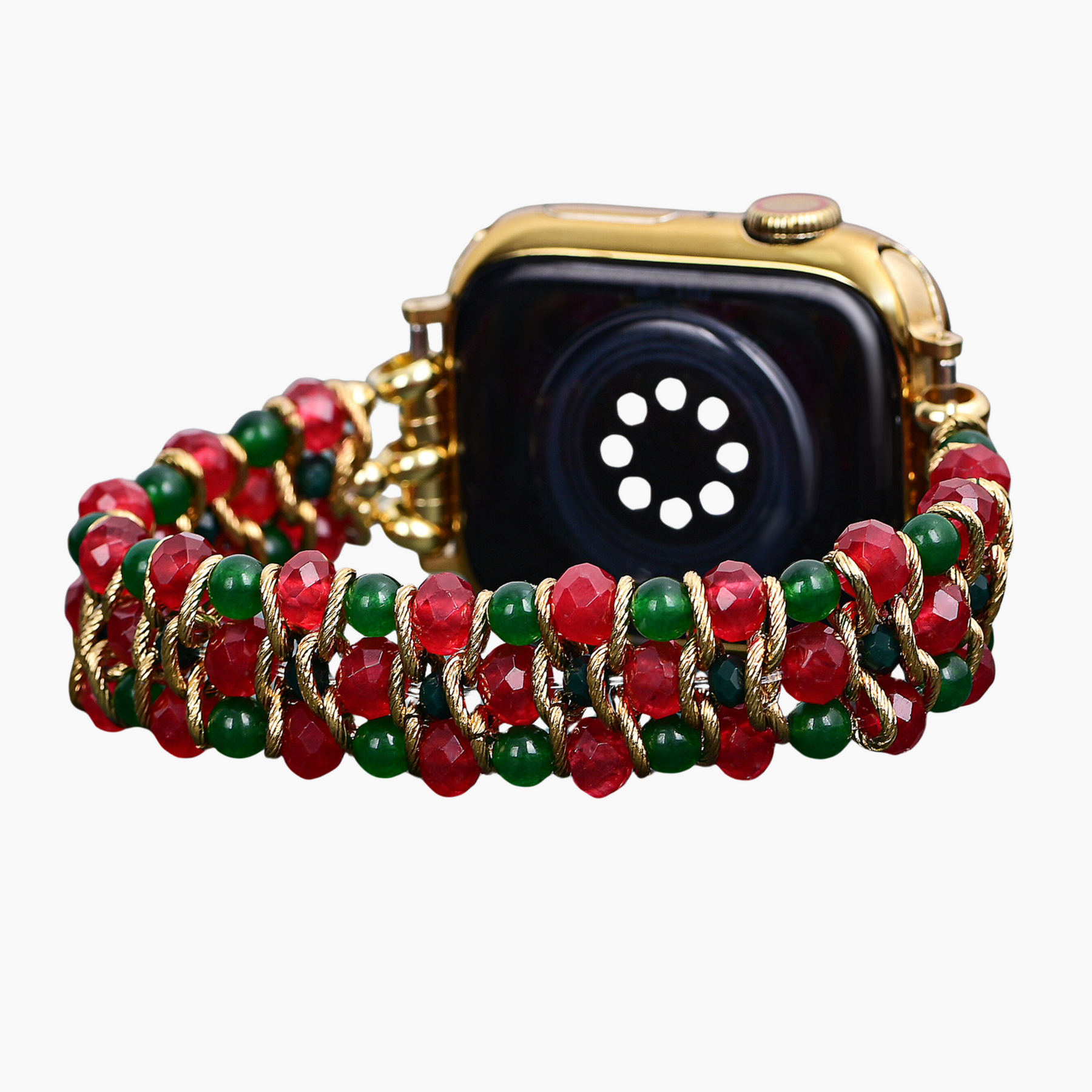 Cinturino elasticizzato Christmas Charm per Apple Watch