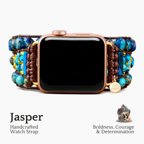 Grazioso cinturino dell'orologio Apple Jasper blu