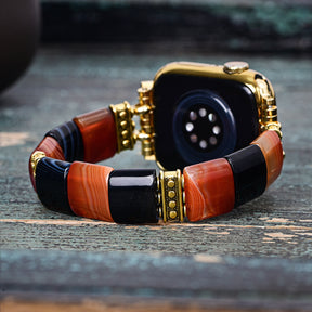 Cinturino Haunted Stripes Halloween per Apple Watch