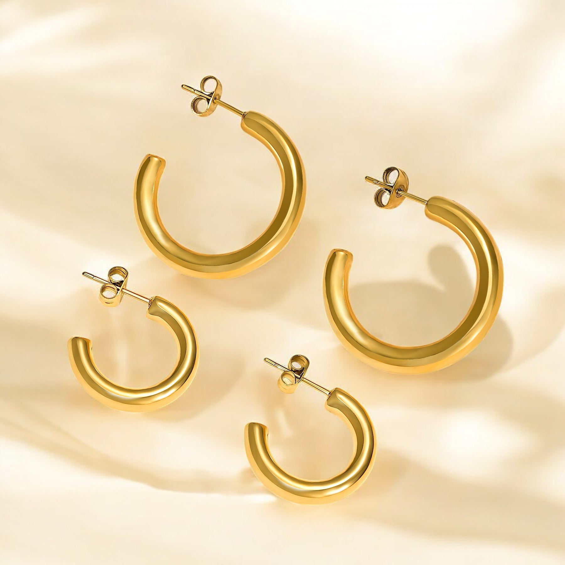Orecchini a cerchio Chic Luxe