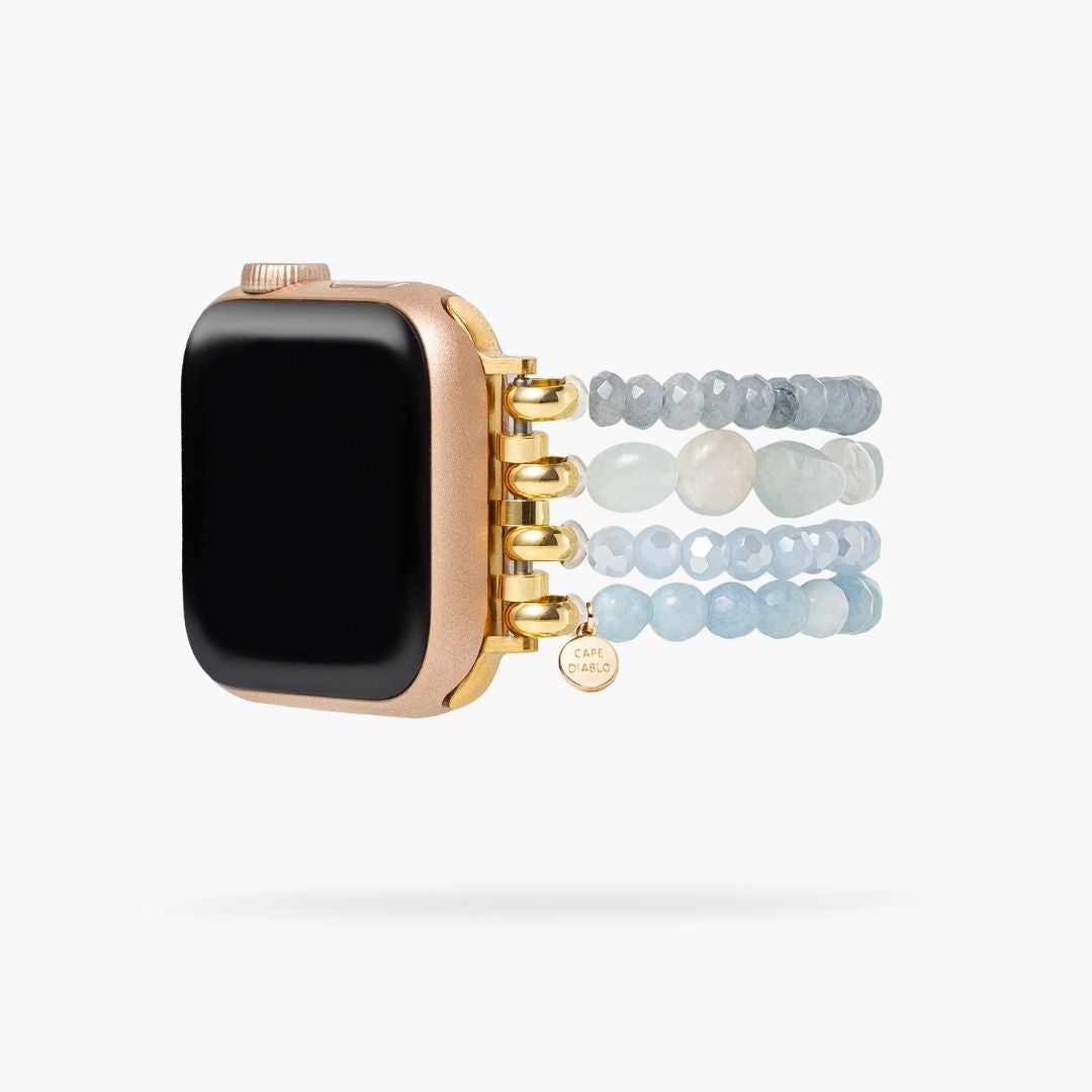 Cinturino Apple Watch in Giada Acquamarina Serenity