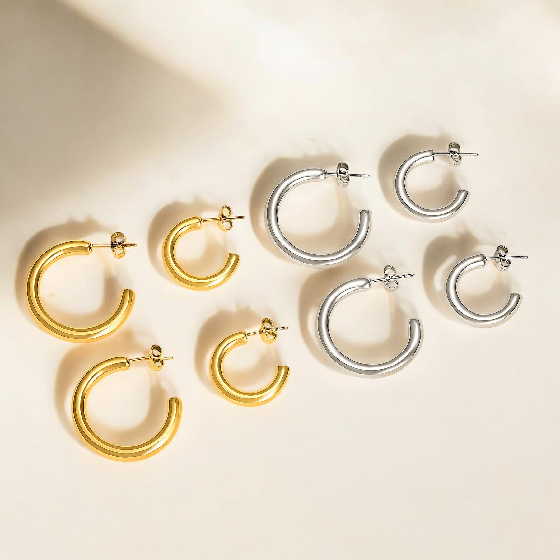 Orecchini a cerchio Chic Luxe