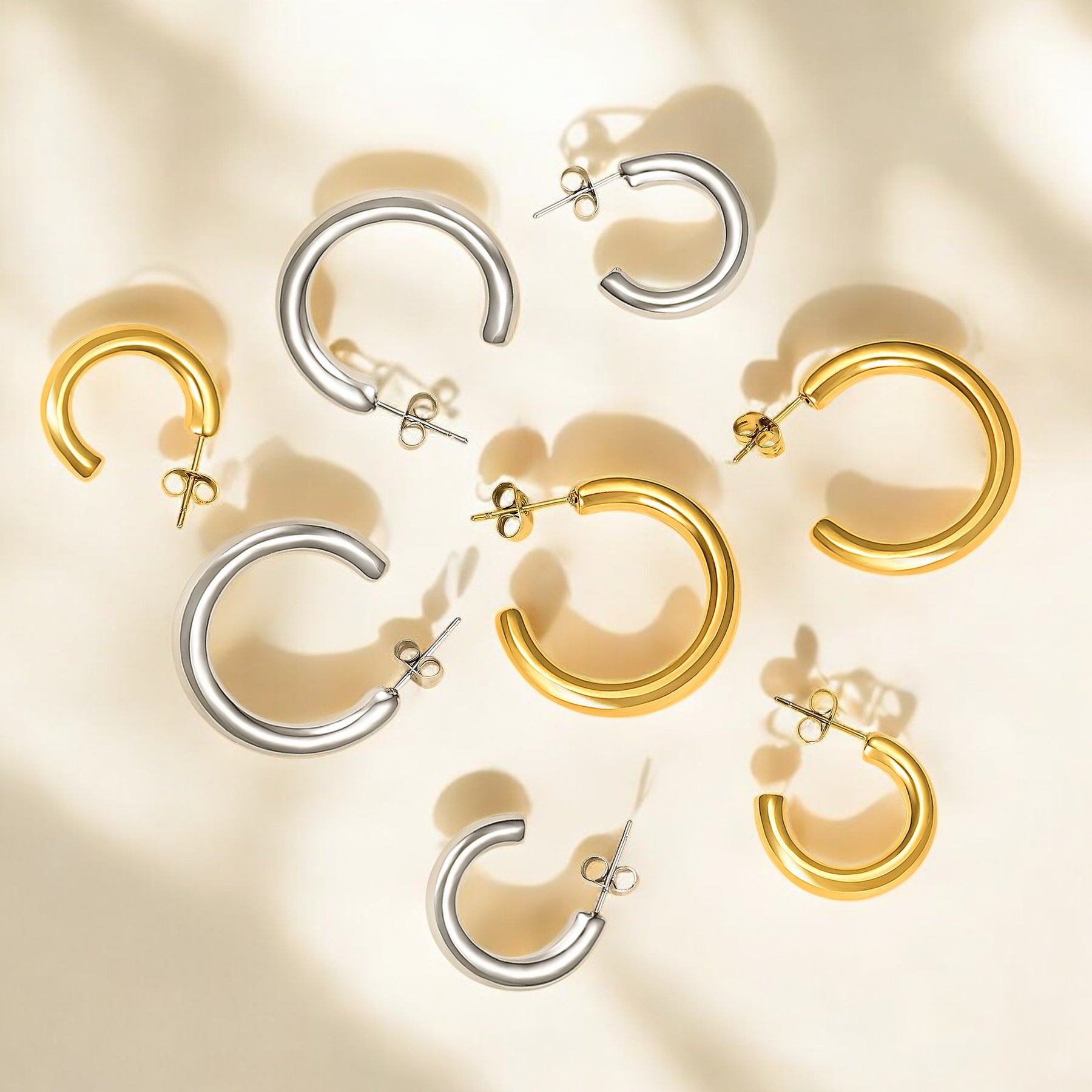 Orecchini a cerchio Chic Luxe