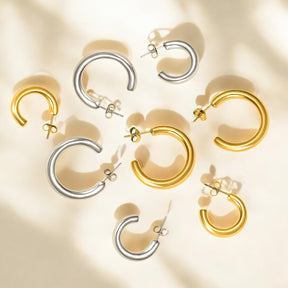 Orecchini a cerchio Chic Luxe
