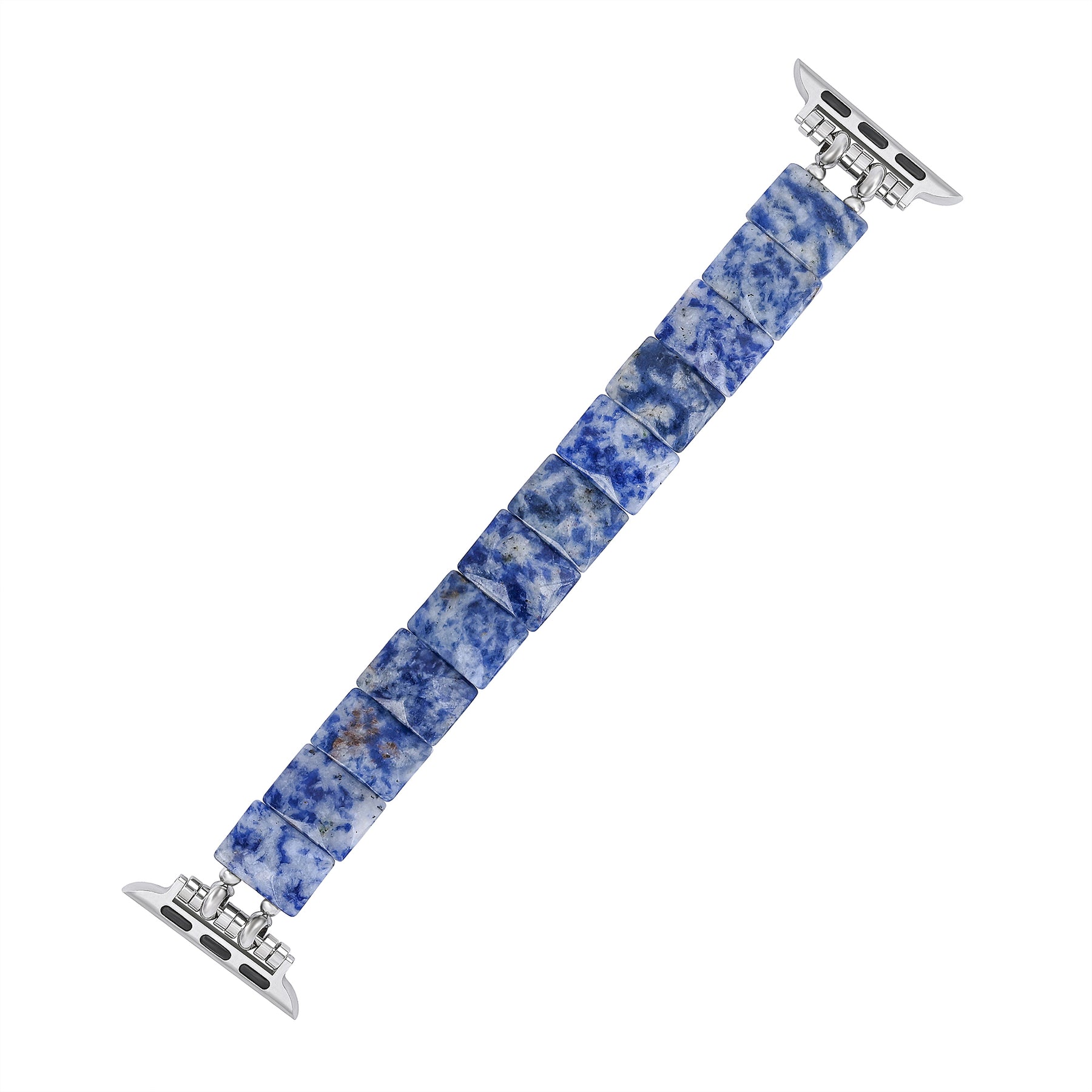 Cinturino elastico in sodalite orizzonte blu per Apple Watch