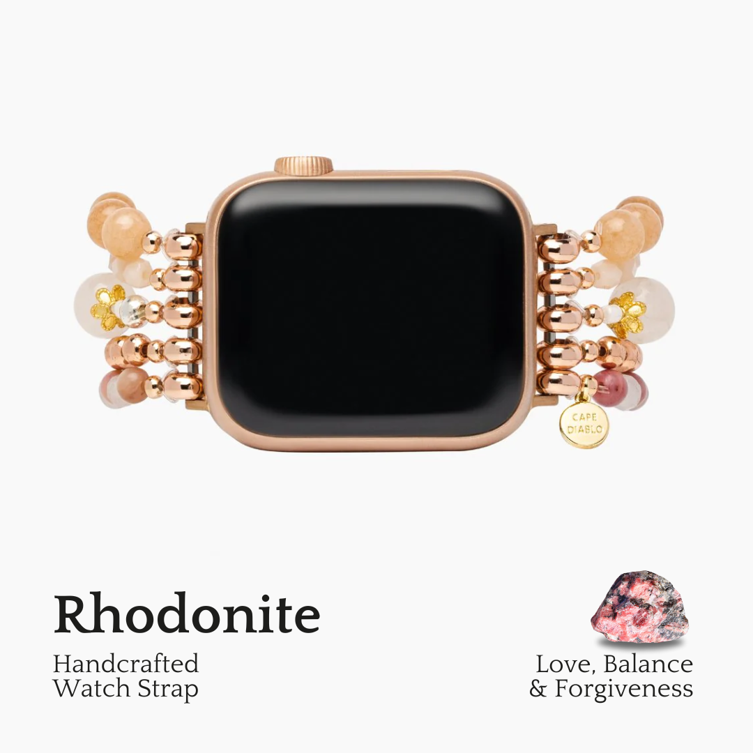 Cinturino elasticizzato Burgundy Rose per Apple Watch