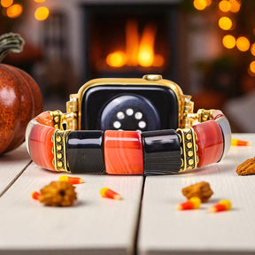 Cinturino Haunted Stripes Halloween per Apple Watch