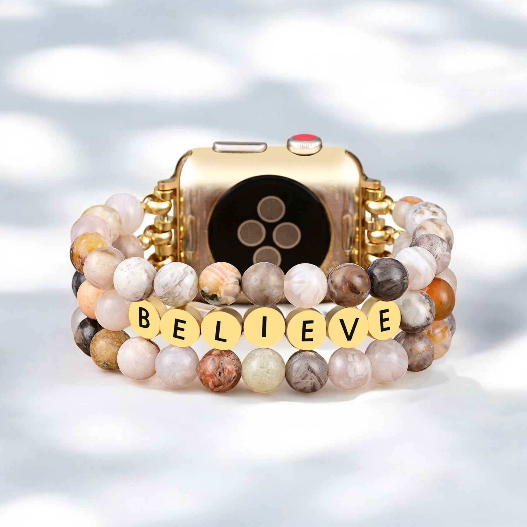 Cinturino Apple Watch Agate Believe Inspiration
