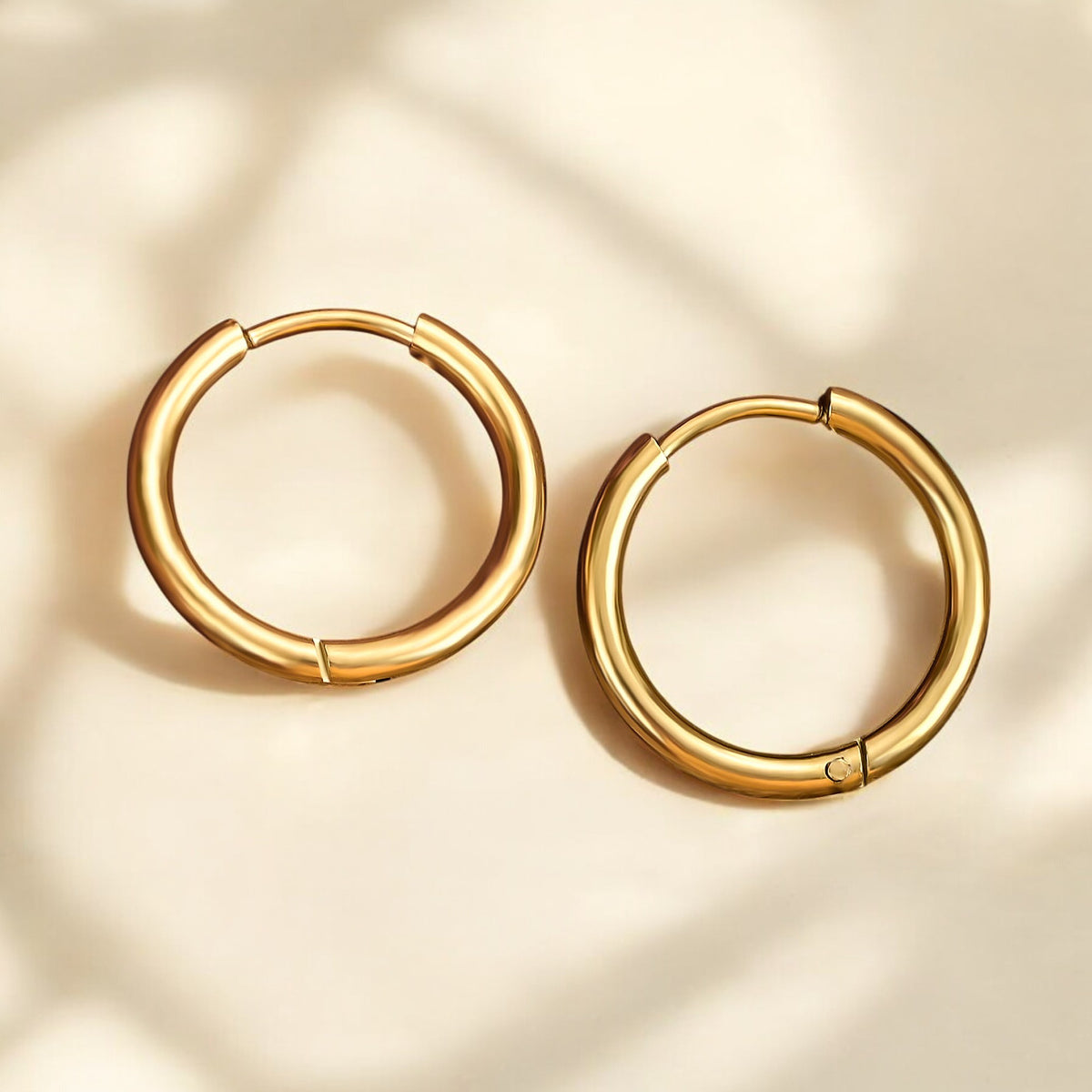 Orecchini a cerchio Gleam Gold