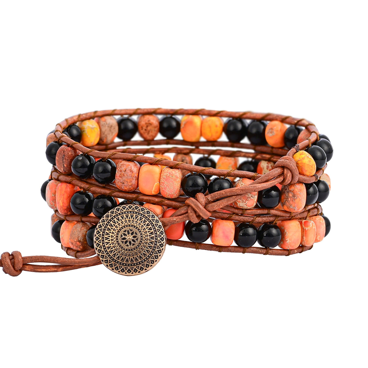 Bracciale avvolgente in agata spettrale