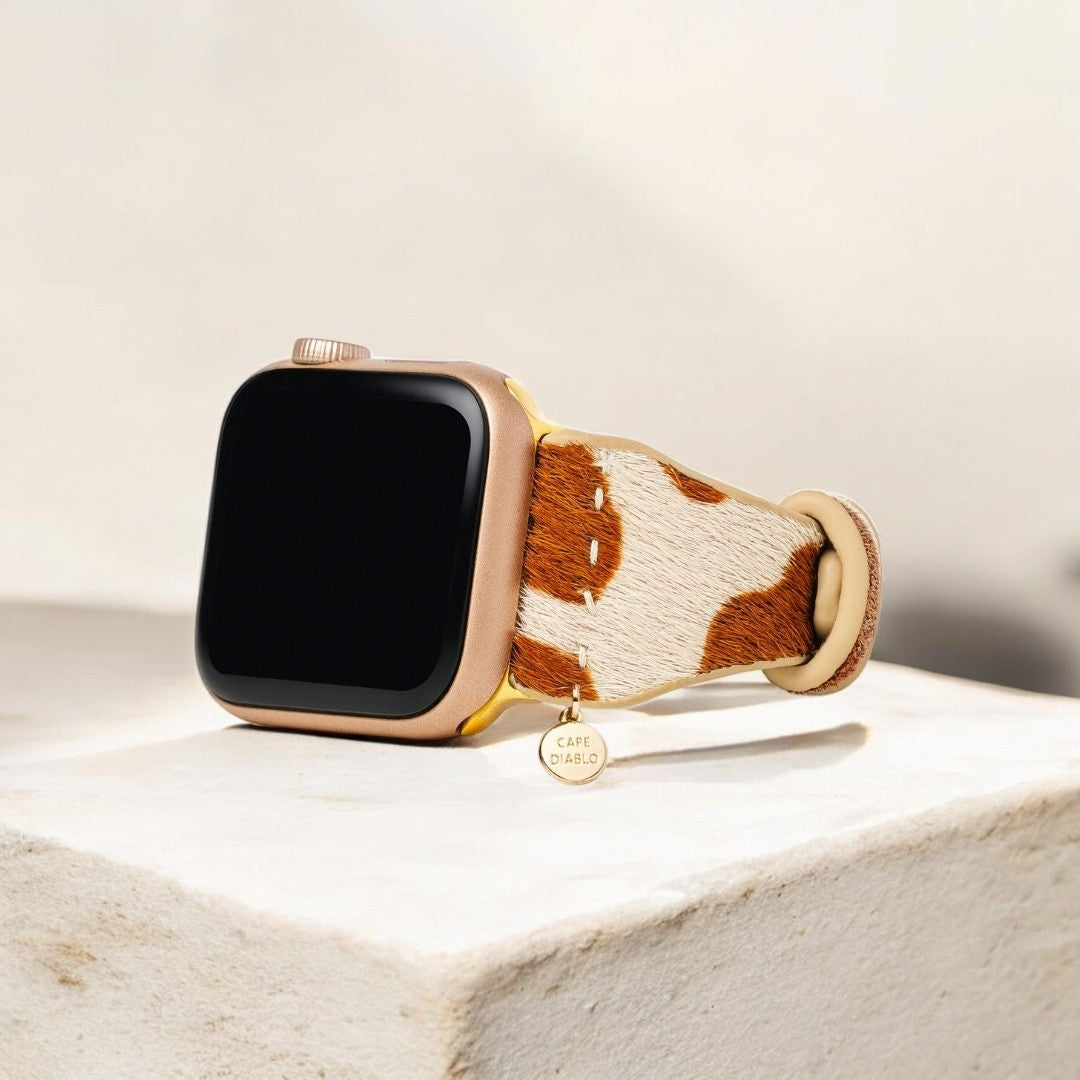 Cinturino Apple Watch in pelle liscia Savannah